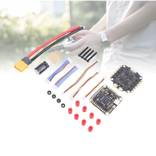 POENVFPO Flugcontroller, 55A 65A Plastic Drone ESC -Platine mit Praktischer Portkonfiguration CNC Kühlkörper von POENVFPO