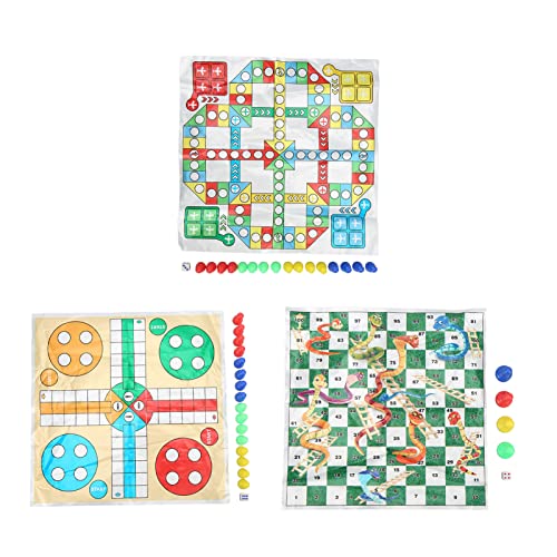 POENVFPO Flying Chess Developmental Game Tragbar 3 in 1 Flieger Schach Set für Family Party Travel Camping POENVFPO Flying Chess Developmental Game Tragbar 3 in 1 Flieger Schach Set für Family Party Travel Camping von POENVFPO