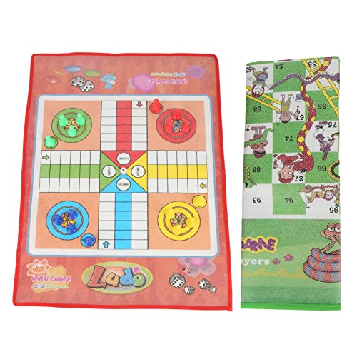POENVFPO Flying Chess Ladder Brettspiel Set Leichte Nicht Gewebte PP -Schachbrett für Erwachsene Unterhaltung für Familienversammlungen Reisecamping POENVFPO Flying Chess Ladder Brettspiel Set Leichte Nicht Gewebte PP -Schachbrett für Erwachsene Unterhaltung für Familienversammlungen Reisecamping von POENVFPO
