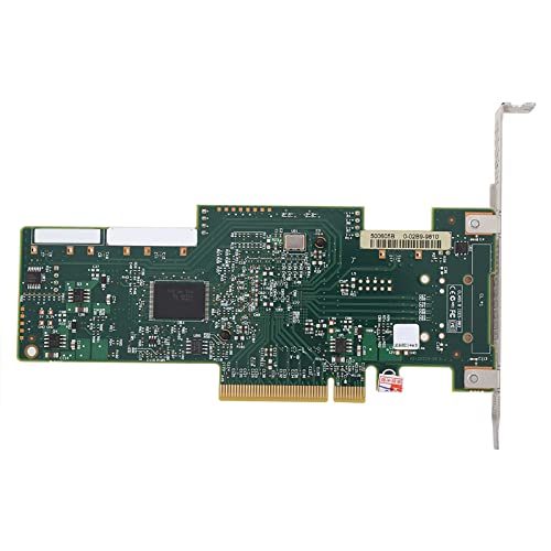 POENVFPO Fortgeschrittene 9212-4I 6 GB -Speicher-Controller-Karte für LSI, Zuverlässiges Smart-Array mit 4 -Schnittstellen, Unterstützt 4 Festplatten Gleichzeitig, Denn IT-Experten (IR-Modus) von POENVFPO