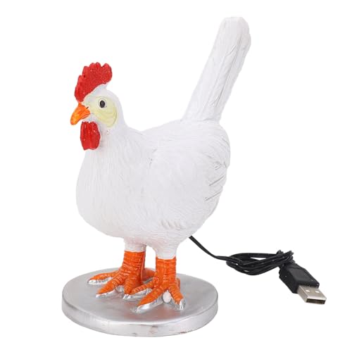 POENVFPO Hühnerei -Lampe, Harz 3D Henne Eiernachtlicht Dekorative Tischlampe für Heimschlafzimmer POENVFPO Hühnerei -Lampe, Harz 3D Henne Eiernachtlicht Dekorative Tischlampe für Heimschlafzimmer von POENVFPO