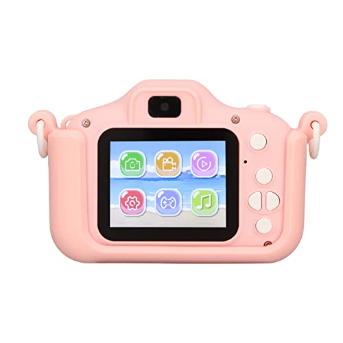 POENVFPO Kamera Kids Hd Screen Dual Camera Video Game MP3 für Mädchen Jungen von 3 Bis 9 Jahren Abs Silicone Blau (#1) von POENVFPO
