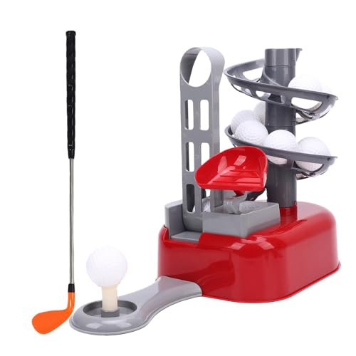 POENVFPO Kleinkinder Indoor Club Ball Game Set, Tragbares Modulares Fußstreik -Design Kids Club Ball Toy Set für Innensportsportspielzeuge (Rot) von POENVFPO