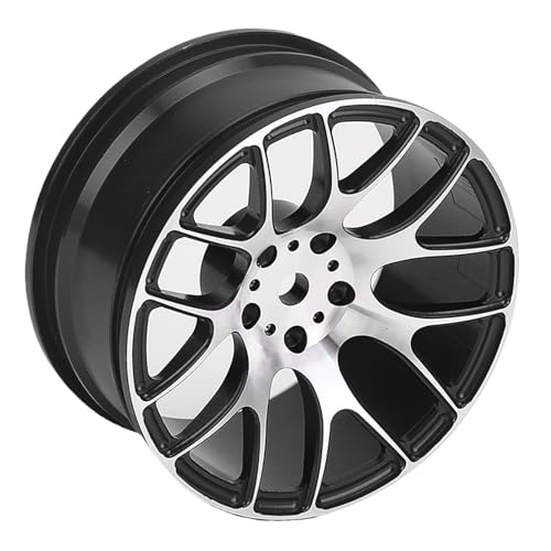 POENVFPO Langlebige RC -Metallrad -Felgen Hub für MN128 MN86 G500 1/12 RC Auto, Verbesserte Stabilität und Reaktionsfähigkeit, 4 X Radnaben für Verschiedene Fahrbedingungen (Black) von POENVFPO