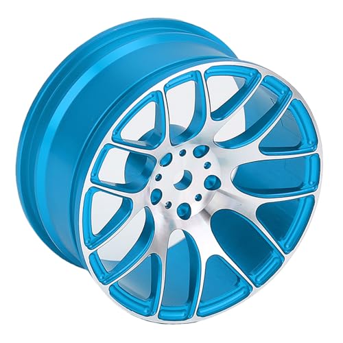 POENVFPO Langlebige RC -Metallrad -Felgen Hub für MN128 MN86 G500 1/12 RC Auto, Verbesserte Stabilität und Reaktionsfähigkeit, 4 X Radnaben für Verschiedene Fahrbedingungen (Blue) von POENVFPO