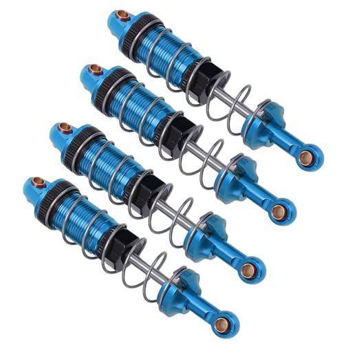 POENVFPO Legierungshydraulikschockdämpfer Dämpfer für 1/12 RC -Auto, Kompatibel mit MN128- und MN86 G500 -Modell (Blue) von POENVFPO
