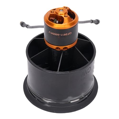 POENVFPO Lüfter Ausgeläter, Bürstenloser Motor 5000 KV 50 Mm mit Steuerbrett, Leicht und Langlebig, für die RC -Flugzeugkühlung von POENVFPO