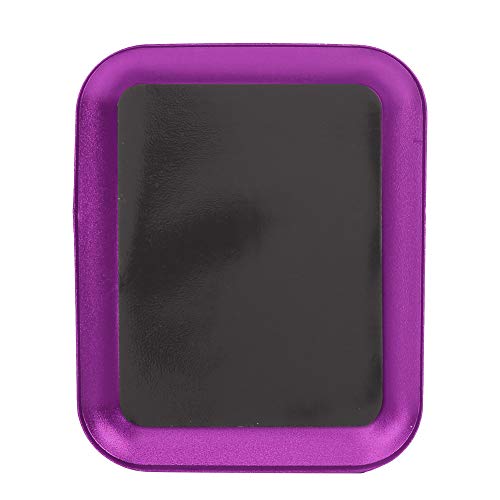 POENVFPO Magnetische Kleinteileablage, Hervorragende Handwerkskunst, Kapazität für Muttern, Bolzen, Schrauben, Aluminiumlegierungsablage für Kraftstofffahrzeugteile (Purple) von POENVFPO