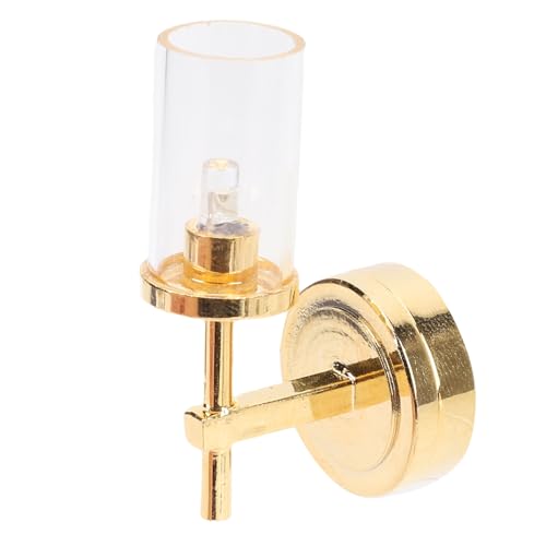 POENVFPO Miniaturlampe, 1:12 Dollhouse Glass Shade LED -Licht mit Kippschalter für Puppenhausbalken Fotografie -Requisite POENVFPO Miniaturlampe, 1:12 Dollhouse Glass Shade LED -Licht mit Kippschalter für Puppenhausbalken Fotografie -Requisite von POENVFPO