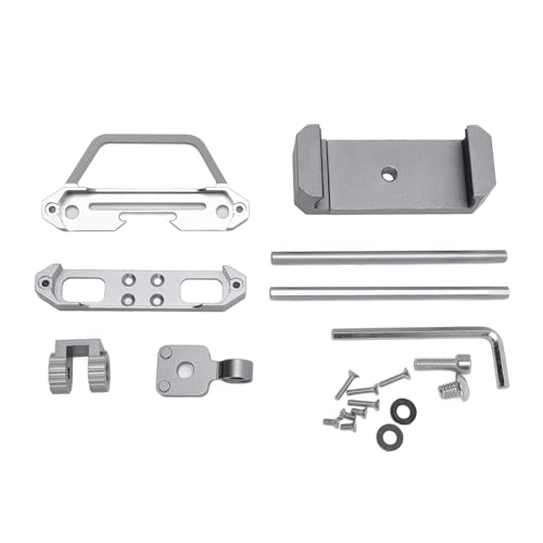 POENVFPO NB4 RC CAR -Sender -Bildschirm -Schutzhalterung, Metallschutzrahmen mit Telefonisch Aktualisierten Teilen, Einfache Installation (Ti-Farbe) von POENVFPO