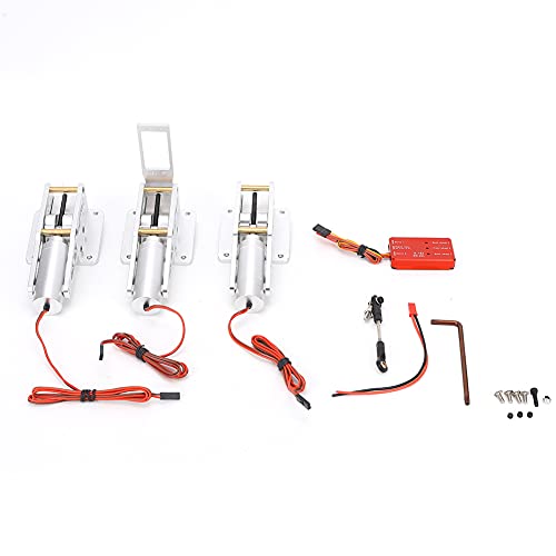 POENVFPO Präzise Legierung Elektrische Teleskop-Fahrradsteuerungsbox für JP Hobby ER-200 RC-Teilzubehör, Zuverlässiger und Stabiler Betrieb für RC-Enthusiasten (Silver) von POENVFPO