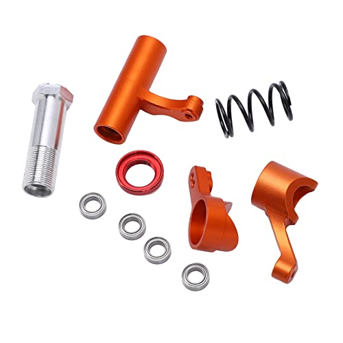 POENVFPO RC-Auto-Lenkbaugruppe, Hochfestes Achsschenkel-Set aus Aluminiumlegierung für Ferngesteuertes ZD Racing 1/7-Fahrzeug POENVFPO RC-Auto-Lenkbaugruppe, Hochfestes Achsschenkel-Set aus Aluminiumlegierung für Ferngesteuertes ZD Racing 1/7-Fahrzeug von POENVFPO
