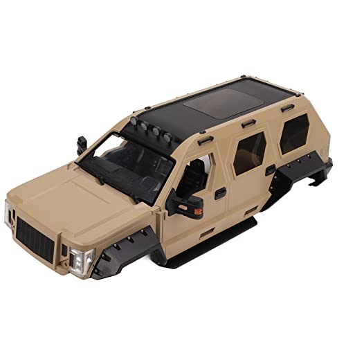 POENVFPO RC-Car-Karosserie, Simulationskunststoff, 324 Mm Radstand, Karosserie-Ersatzteile für Axial SCX10 Desert Yellow POENVFPO RC-Car-Karosserie, Simulationskunststoff, 324 Mm Radstand, Karosserie-Ersatzteile für Axial SCX10 Desert Yellow von POENVFPO
