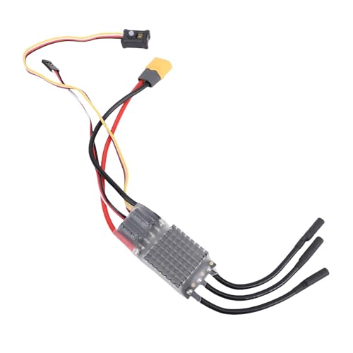 POENVFPO RC Crawler Car ESC, 2 Bis 6S Lipo 80A Einstellbarer BEC-Ausgang Brushless ESC für SCX10 1/8 1/10 Scale Cars von POENVFPO