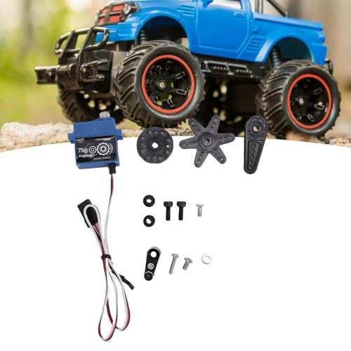 POENVFPO RC Digital Servo, 7 Kg Metal Gear Servo mit ARM IP66 Water Proof Aluminiumlegierung Upgrade -Teile für SCX10 III 1/10 Crawler POENVFPO RC Digital Servo, 7 Kg Metal Gear Servo mit ARM IP66 Water Proof Aluminiumlegierung Upgrade -Teile für SCX10 III 1/10 Crawler von POENVFPO