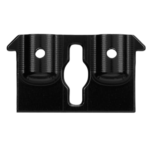 POENVFPO RC Front Stoßfängerhalterung, Aluminium Vordere Stoßstangenanschluss, Ersatz für Ascent 18 1/18 Skala RC (Black) von POENVFPO