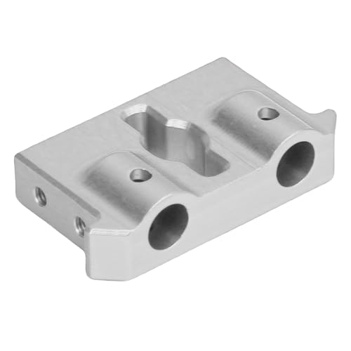 POENVFPO RC Front Stoßfängerhalterung, Aluminium Vordere Stoßstangenanschluss, Ersatz für Ascent 18 1/18 Skala RC (Silver) von POENVFPO