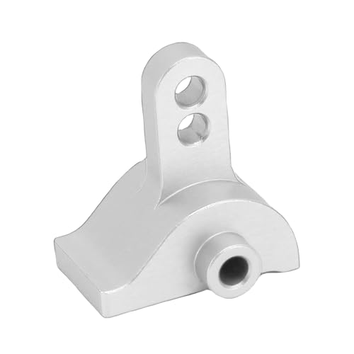 POENVFPO RC Hinterachseverknüpfungshalterung, Legierungsmetall -Heck -Verknüpfungshalterung Kompatibel mit SCX10 III LCG 1/10 RC -Auto (Silver) von POENVFPO