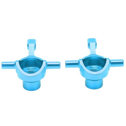 POENVFPO RC Knuckle Arms Set, Aluminiumlegierung Vorderblöcke Knöchelarmzubehör für TT02 RC -Auto -Upgrade Teile für Einfache Installation, Leichtes Design, Hohes Material, (Blue) von POENVFPO