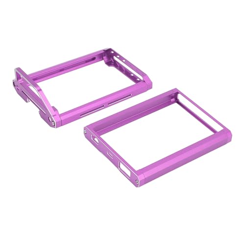 POENVFPO RC -Metall -Sender -Verteidigungshalterung, Obere Untere Wache für NB4, RC -Senderschutzbasis und Rahmen (Purple) von POENVFPO