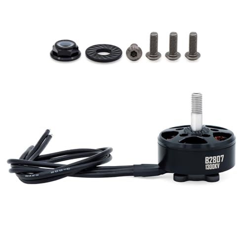 POENVFPO RC -Motor M5 -Welle, 1300 W 1700W Bürstenloser Motor mit 18AWG -Silikondraht -Quadcopter -Austausch für DIY -Projekte (1300KV) von POENVFPO
