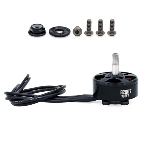 POENVFPO RC -Motor M5 -Welle, 1300 W 1700W Bürstenloser Motor mit 18AWG -Silikondraht -Quadcopter -Austausch für DIY -Projekte (1700KV) von POENVFPO