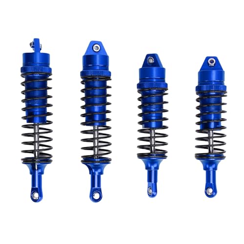 POENVFPO RC Oil Gefüllter StoßDämpfer Kit, Vorderer Heck -StoßDämpfer Dämpfer für 4x4 1/10 RC Crawler Car (Blue) von POENVFPO