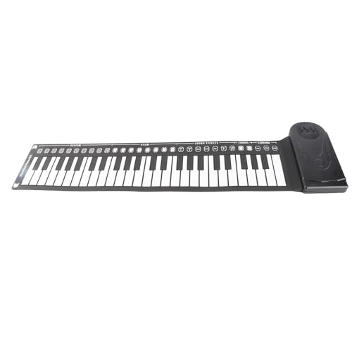 POENVFPO Rollen Sie Klavier mit Lautsprecher 49 Tasten 16 Töne 10 Rhythmen Portable Keyboard Piano für Musikbegeisterte POENVFPO Rollen Sie Klavier mit Lautsprecher 49 Tasten 16 Töne 10 Rhythmen Portable Keyboard Piano für Musikbegeisterte von POENVFPO