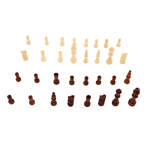 POENVFPO Schachstücke International Safe und Haltlable 32PCs für Profis oder Anfänger Grasstree von POENVFPO