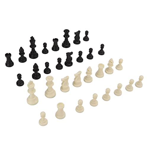 POENVFPO Schachstücke Langlebige Ersatz -Figur -Stücke für die Party Entspannung, aus Starkem PP Material für Partycamping, 32 Schachstücke für Partycamping Gesetzt POENVFPO Schachstücke Langlebige Ersatz -Figur -Stücke für die Party Entspannung, aus Starkem PP Material für Partycamping, 32 Schachstücke für Partycamping Gesetzt von POENVFPO
