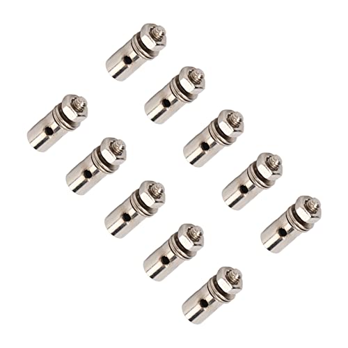 POENVFPO Servo-Schubstangenverbinder, 10 Stück, 1,3 Mm, Verstellbar, Edelstahl, Servo-Schubstangenverbinder für Flugzeug-Upgrade POENVFPO Servo-Schubstangenverbinder, 10 Stück, 1,3 Mm, Verstellbar, Edelstahl, Servo-Schubstangenverbinder für Flugzeug-Upgrade von POENVFPO