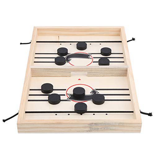 POENVFPO Slingshot Games Toy, 13,8 X 8,7 X 1in, 2 in 1 Holzeltern Kind Interaktives Bildungsspielzeug Schnelles Schlingen Puck -Spiel für Familienunterhaltung, Geburtstagsfeiern usw. POENVFPO Slingshot Games Toy, 13,8 X 8,7 X 1in, 2 in 1 Holzeltern Kind Interaktives Bildungsspielzeug Schnelles Schlingen Puck -Spiel für Familienunterhaltung, Geburtstagsfeiern usw. von POENVFPO