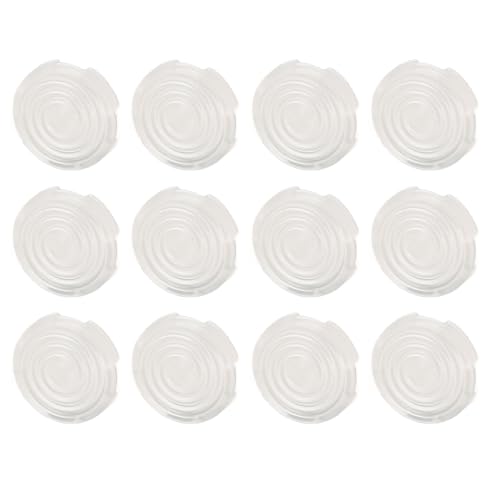 POENVFPO -Taste -Abdeckungsabdeckung für Cherry TTC Akko Herrliche Schalter, Transparente Gefrostete Oberfläche, Anti Slip 12 pcs für Tastatur (White) von POENVFPO