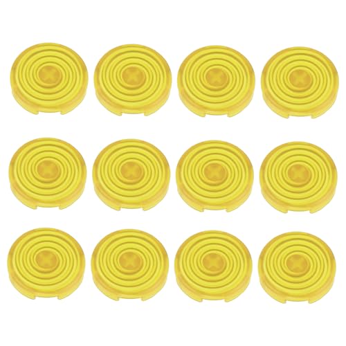POENVFPO -Taste -Abdeckungsabdeckung für Cherry TTC Akko Herrliche Schalter, Transparente Gefrostete Oberfläche, Anti Slip 12 pcs für Tastatur (Yellow) von POENVFPO