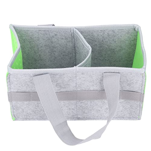 POENVFPO Toniebox Carrying, Filzkinder Reisespielzeug Organisator Musical Toy Folding Handtasche für Toniebox Player Starter Set (Green) von POENVFPO