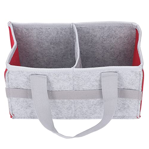 POENVFPO Tragetasche, Tragbare Filz-Tragetasche, Extra Platz, Lautsprecher-Zubehör, Halterung, Tasche für Toniebox-Player, Starter-Set (Rot) von POENVFPO