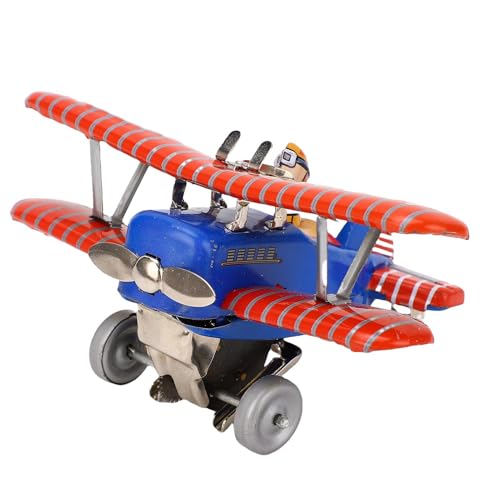 POENVFPO Vintage Clock Flugzeug Innovation Eine Robuste Eisenfotografie Möbel Ihre Retro -Retro -Kollektion von POENVFPO