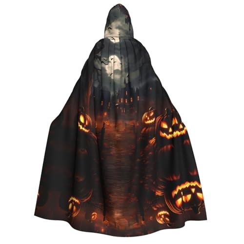 POEZJZW All Hallows' Eve Kapuzenumhang für Damen und Herren, Halloween-Kostüm, Maskerade, Cosplay, Kostüm, Weihnachten, Party, Robe POEZJZW All Hallows' Eve Kapuzenumhang für Damen und Herren, Halloween-Kostüm, Maskerade, Cosplay, Kostüm, Weihnachten, Party, Robe von POEZJZW