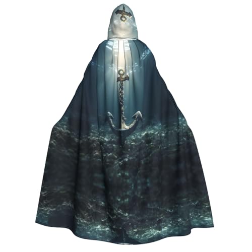 POEZJZW Anchors Kapuzenumhang für Erwachsene für Damen und Herren, Halloween-Kostüm, Maskerade, Cosplay, Kostüm, Weihnachten, Party, Robe POEZJZW Anchors Kapuzenumhang für Erwachsene für Damen und Herren, Halloween-Kostüm, Maskerade, Cosplay, Kostüm, Weihnachten, Party, Robe von POEZJZW
