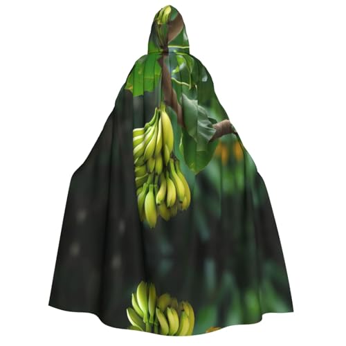 POEZJZW Banana Kapuzenumhang für Erwachsene für Damen und Herren, Halloween-Kostüm, Maskerade, Cosplay, Kostüm, Weihnachten, Party, Robe POEZJZW Banana Kapuzenumhang für Erwachsene für Damen und Herren, Halloween-Kostüm, Maskerade, Cosplay, Kostüm, Weihnachten, Party, Robe von POEZJZW