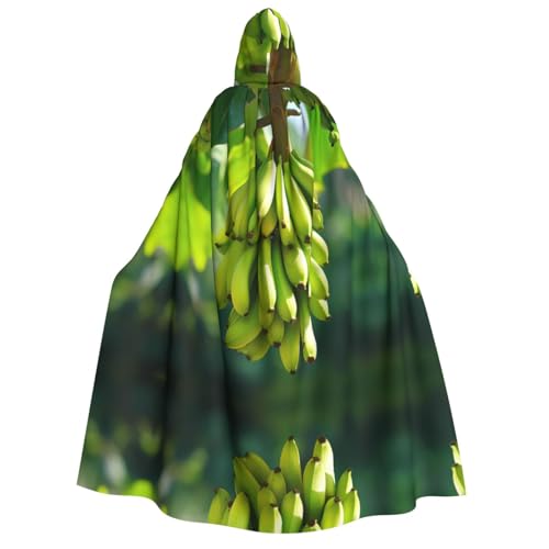 POEZJZW Bananas Kapuzenumhang für Erwachsene für Damen und Herren, Halloween-Kostüm, Maskerade, Cosplay, Kostüm, Weihnachten, Party, Robe POEZJZW Bananas Kapuzenumhang für Erwachsene für Damen und Herren, Halloween-Kostüm, Maskerade, Cosplay, Kostüm, Weihnachten, Party, Robe von POEZJZW