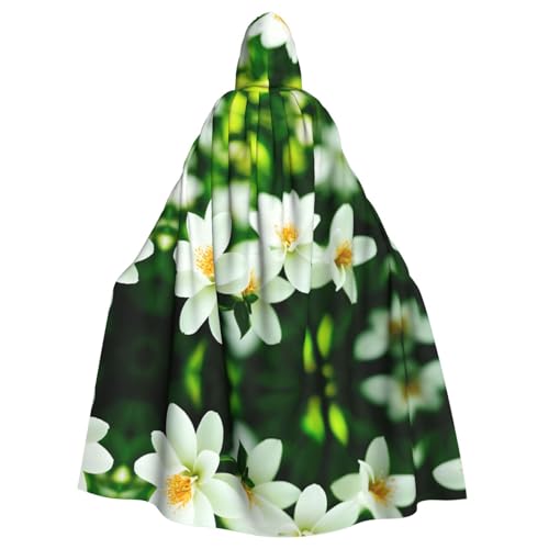 POEZJZW Blühender Jasmin-Kapuzenumhang mit Kapuze, Umhang für Erwachsene, Herren, Damen, Weihnachten, Kapuzenumhang, Cosplay-Kostüme POEZJZW Blühender Jasmin-Kapuzenumhang mit Kapuze, Umhang für Erwachsene, Herren, Damen, Weihnachten, Kapuzenumhang, Cosplay-Kostüme von POEZJZW