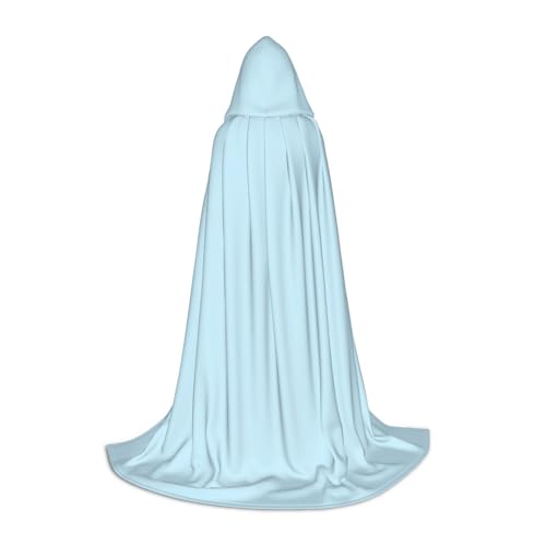 POEZJZW Einfarbiger kleiner Kapuzenumhang mit frischem Muster, Umhang für Erwachsene, Herren, Damen, Weihnachten, Kapuzenumhang, Cosplay-Kostüme, Größe L von POEZJZW