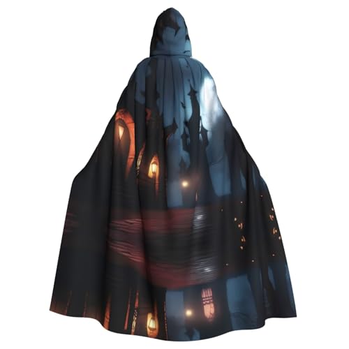 POEZJZW Kapuzenumhang mit Laterne bei Nacht, für Erwachsene, Herren, Damen, Weihnachten, Kapuzenumhang, Cosplay-Kostüme POEZJZW Kapuzenumhang mit Laterne bei Nacht, für Erwachsene, Herren, Damen, Weihnachten, Kapuzenumhang, Cosplay-Kostüme von POEZJZW