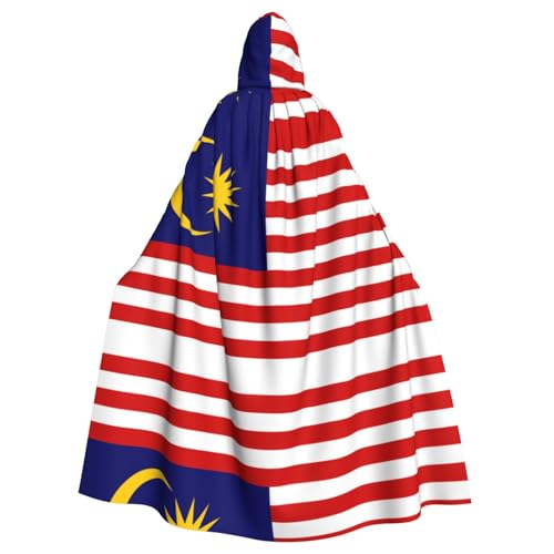 POEZJZW Kapuzenumhang mit Malaysia-Flagge, Umhang für Erwachsene, Herren, Damen, Weihnachten, Kapuzenumhang, Cosplay-Kostüme POEZJZW Kapuzenumhang mit Malaysia-Flagge, Umhang für Erwachsene, Herren, Damen, Weihnachten, Kapuzenumhang, Cosplay-Kostüme von POEZJZW