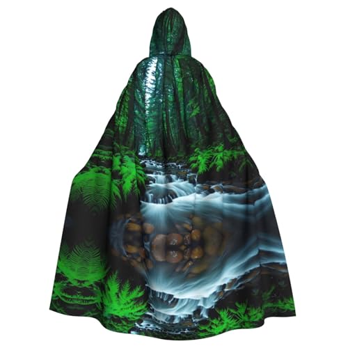 POEZJZW Kapuzenumhang mit Naturlandschaft, Bachlauf, Umhang für Erwachsene, Herren, Damen, Weihnachten, Kapuzenumhang, Cosplay-Kostüme POEZJZW Kapuzenumhang mit Naturlandschaft, Bachlauf, Umhang für Erwachsene, Herren, Damen, Weihnachten, Kapuzenumhang, Cosplay-Kostüme von POEZJZW