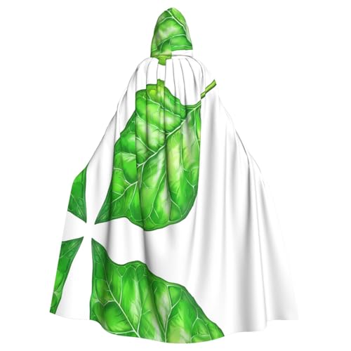POEZJZW Kapuzenumhang mit dicken grünen Blättern, für Erwachsene, Herren, Damen, Weihnachten, Kapuzenumhang, Cosplay-Kostüme POEZJZW Kapuzenumhang mit dicken grünen Blättern, für Erwachsene, Herren, Damen, Weihnachten, Kapuzenumhang, Cosplay-Kostüme von POEZJZW