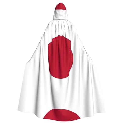 POEZJZW Kapuzenumhang mit japanischer Flagge, Umhang für Erwachsene, Herren, Damen, Weihnachten, Kapuzenumhang, Cosplay-Kostüme POEZJZW Kapuzenumhang mit japanischer Flagge, Umhang für Erwachsene, Herren, Damen, Weihnachten, Kapuzenumhang, Cosplay-Kostüme von POEZJZW