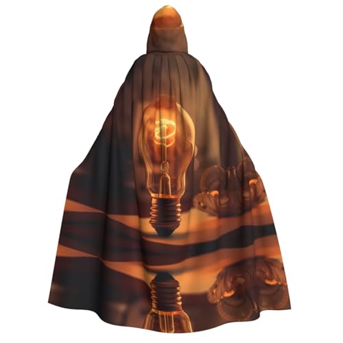 POEZJZW Lighting Kapuzenumhang für Erwachsene für Damen und Herren, Halloween-Kostüm, Maskerade, Cosplay, Kostüm, Weihnachten, Party, Robe POEZJZW Lighting Kapuzenumhang für Erwachsene für Damen und Herren, Halloween-Kostüm, Maskerade, Cosplay, Kostüm, Weihnachten, Party, Robe von POEZJZW