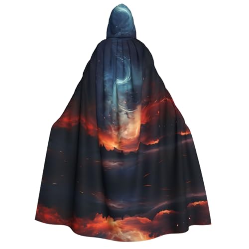 POEZJZW Liquefied Clouds2 Kapuzenumhang für Erwachsene, für Damen und Herren, Halloween-Kostüm, Maskerade, Cosplay, Kostüm, Weihnachten, Party, Robe POEZJZW Liquefied Clouds2 Kapuzenumhang für Erwachsene, für Damen und Herren, Halloween-Kostüm, Maskerade, Cosplay, Kostüm, Weihnachten, Party, Robe von POEZJZW